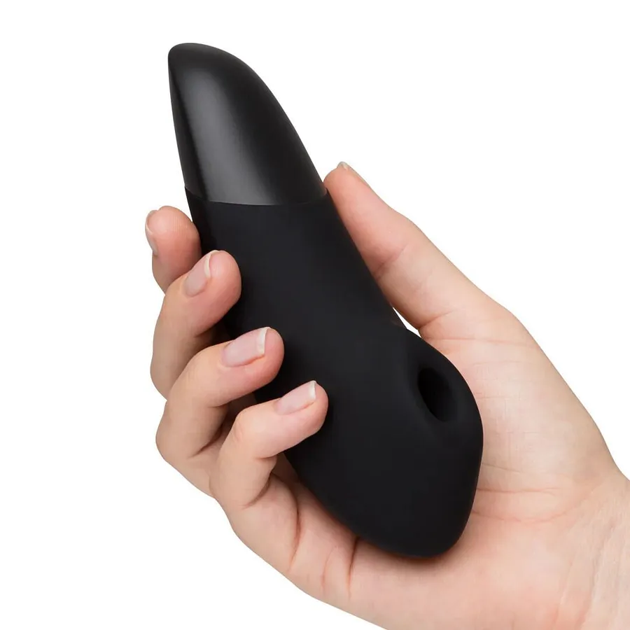 Вакуумний кліторальний стимулятор Womanizer Enhance Black (м'яте паковання)
