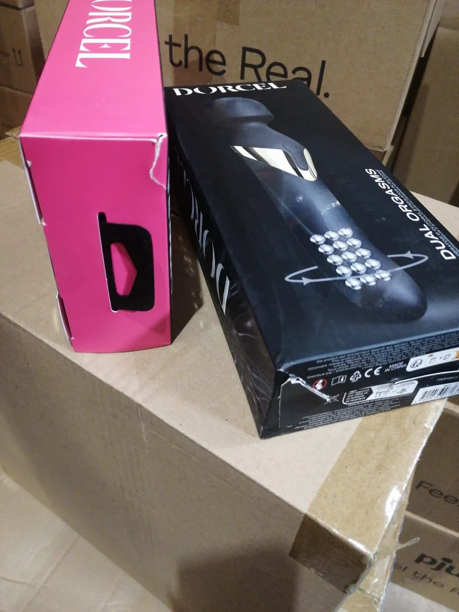 Вібромасажер 2в1 Dorcel Dual Orgasms Gold (м'яте паковання)
