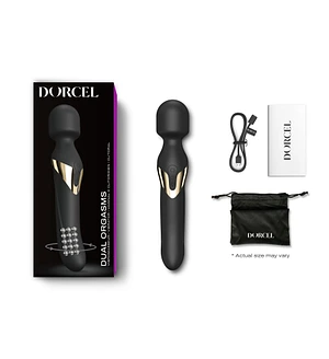 Вібромасажер 2в1 Dorcel Dual Orgasms Gold (м'яте паковання)
