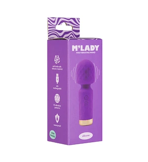 Вібромасажер M’Lady Mini Vibrating Wand Purple