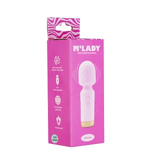 Вібромасажер M’Lady Mini Vibrating Wand Pink