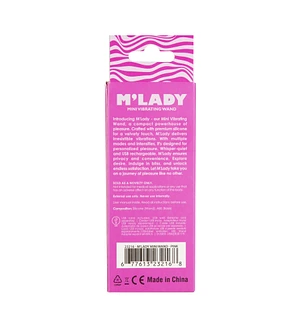 Вібромасажер M’Lady Mini Vibrating Wand Pink