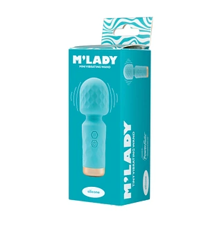 Вібромасажер M’Lady Mini Vibrating Wand Teal