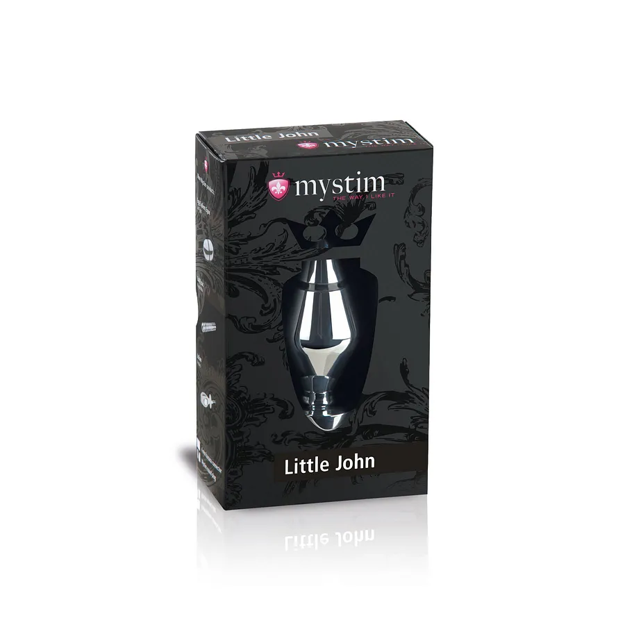 Металева анальна пробка Mystim Little John для електростимулятора, діаметр 4см