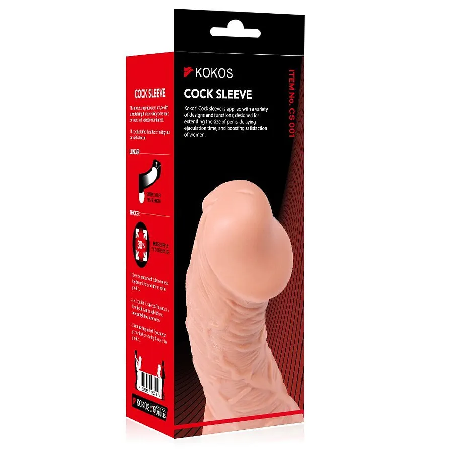 Насадка на член Kokos Cock Sleeve CS 001 L (м'яте паковання)