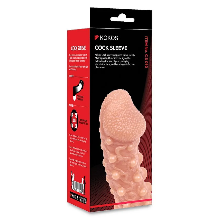 Насадка на член Kokos Cock Sleeve CS 010 (м'яте паковання)