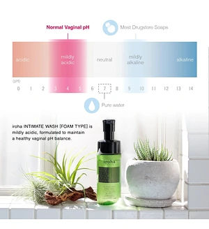 Піна для інтимного догляду Iroha Intimate Wash Foam Type Damask Rose and Geranium 150 мл