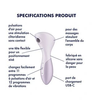 Вібромасажер Satisfyer Wand-erful з вакуумною кліторальною стимуляцією