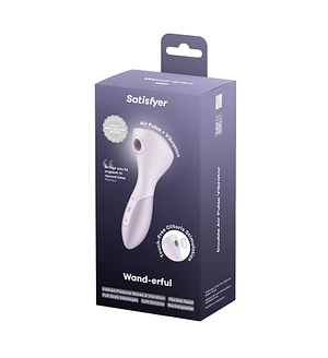 Вібромасажер Satisfyer Wand-erful з вакуумною кліторальною стимуляцією