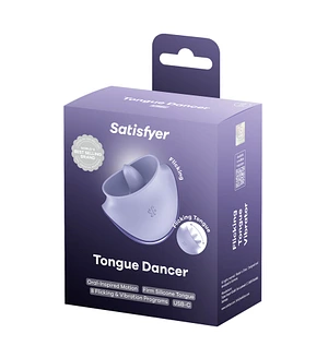 Вібростимулятор для клітора Satisfyer Tongue Dancer з язичком