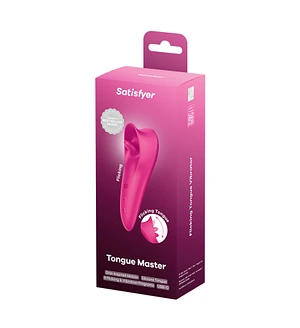 Вібростимулятор для клітора Satisfyer Tongue Master з язичком