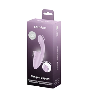 Вагінально-кліторальний вібратор Satisfyer Tongue Expert з язичком