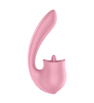 Вагінально-кліторальний вібратор Satisfyer Tongue Genius з язичком