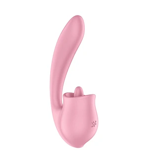 Вагінально-кліторальний вібратор Satisfyer Tongue Genius з язичком