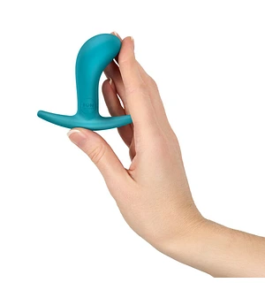 Анальна пробка Fun Factory BOOTIE S Aquamarine, діаметр 2,8 см, тонкий обмежувач
