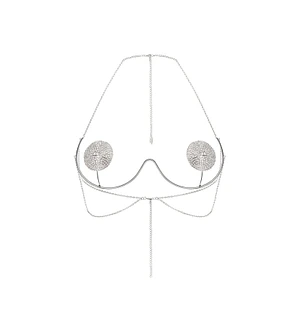 Прикраса на груди Obsessive Kisselie jewelry bra (м'яте паковання)