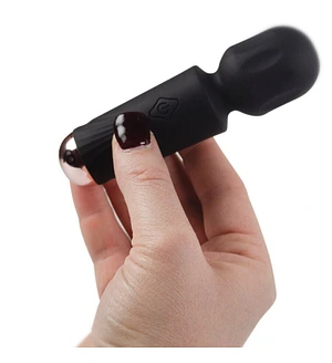 Вібромасажер Rocks Off Mini Wand Black Tulip, 16 режимів