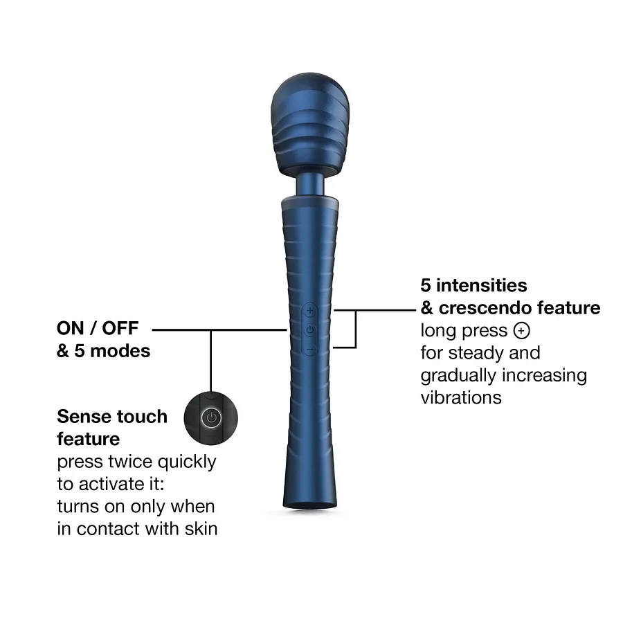 Вібромасажер MAN.WAND EDGY Stellar Blue