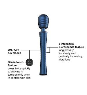 Вібромасажер MAN.WAND EDGY Stellar Blue