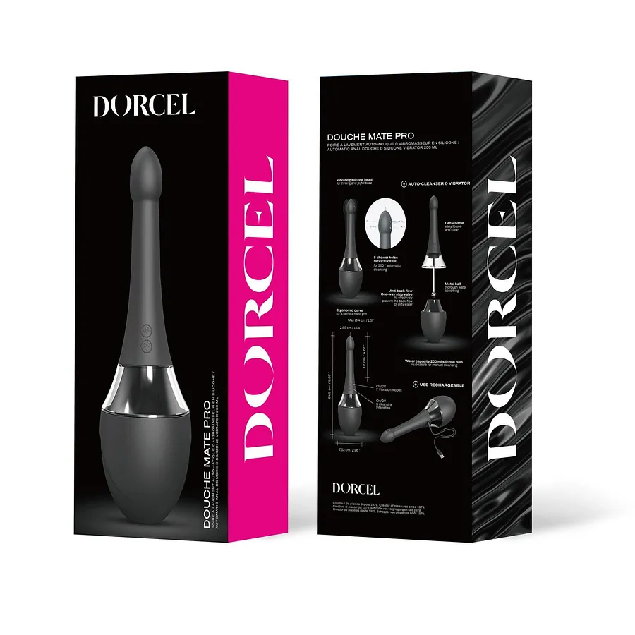 Автоматичний анальний душ-вібратор Dorcel Douche Mate Pro (м'яте паковання)