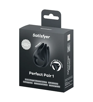 Вібратор на палець та ерекційне кільце 2в1 Satisfyer Perfect Pair 1