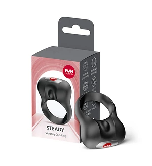Ерекційне віброкільце Fun Factory Steady Black