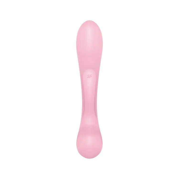Двосторонній вібратор-кролик Satisfyer Triple Oh Pink (м'яте паковання)