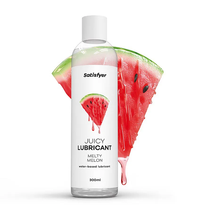 Лубрикант на водній основі Satisfyer Juicy Lubricant Melty Melon 300 мл (м'яте паковання)