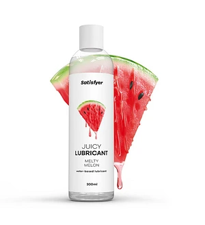 Лубрикант на водній основі Satisfyer Juicy Lubricant Melty Melon 300 мл (м'яте паковання)