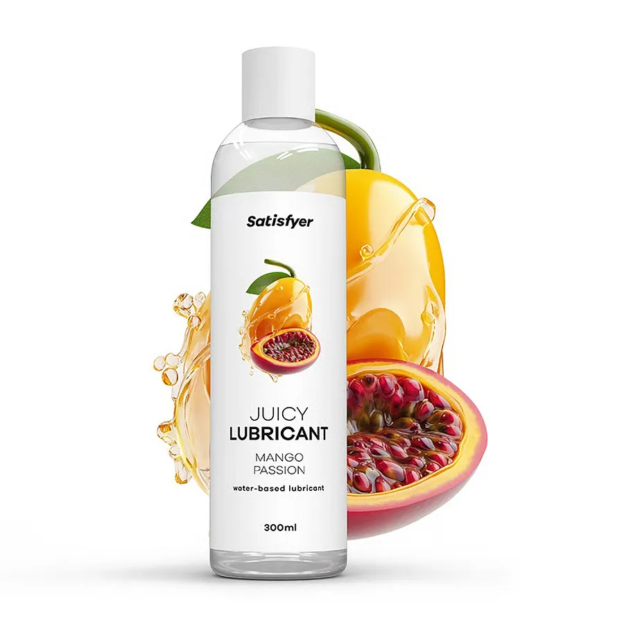 Лубрикант на водній основі Satisfyer Juicy Lubricant Mango & Passion 300 мл (м'яте паковання)