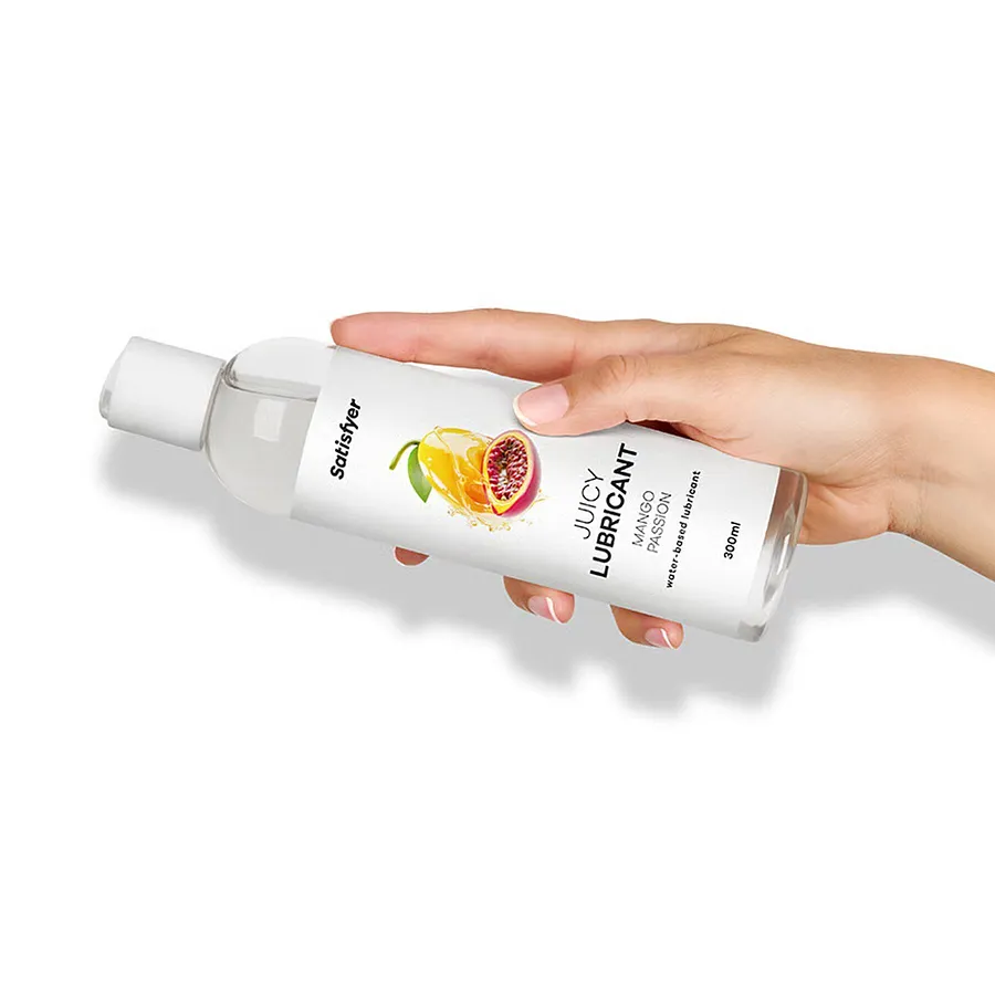Лубрикант на водній основі Satisfyer Juicy Lubricant Mango & Passion 300 мл (м'яте паковання)