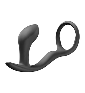 Анальна пробка з ерекційним кільцем Fun Factory BOOTIE RING Black (м'яте паковання)