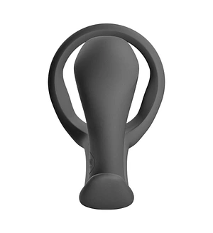 Анальна пробка з ерекційним кільцем Fun Factory BOOTIE RING Black (м'яте паковання)
