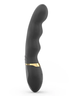 Вібратор ультрастимулювальний Dorcel Too Much Rechargeable Black, гнучкий і потужний, 3 вібромотори