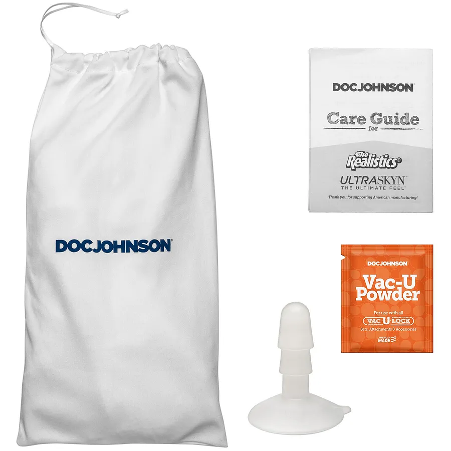 Фалоімітатор Doc Johnson The Realistic Cock ULTRASKYN - 7 Inch Chocolate
