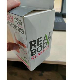 Силіконові трусики з порожнистим фалоімітатором Real Body Real Manly Hollow S/M (м'яте паковання)