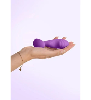 Вібромасажер простати S Pleasures Premium Cozy, Purple, з рельєфною головкою, 10 режимів
