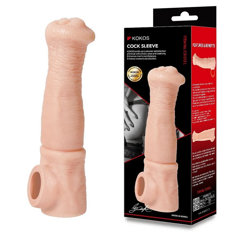 Насадка на член Kokos Cock Sleeve CS 012 L (м'яте паковання)