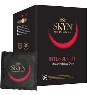 Безлатексні преміум-презервативи SKYN Intense Feel 36 шт (м'яте паковання)