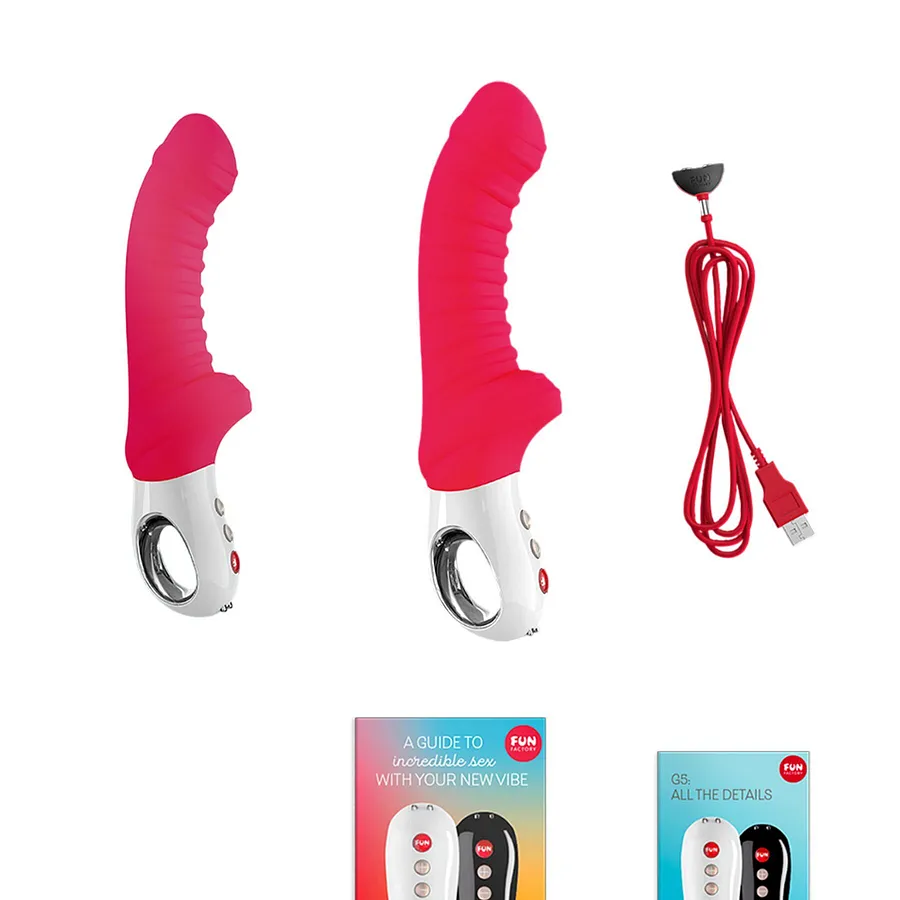 Вібратор для точки G Fun Factory TIGER india red (м'яте паковання)