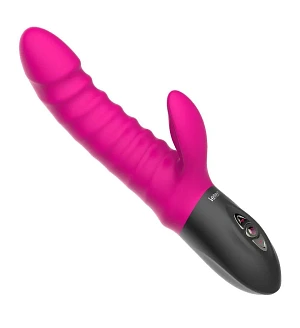 Пульсатор-кролик Leten Vibrator Passionate з підігрівом і вібрацією кліторального відростка