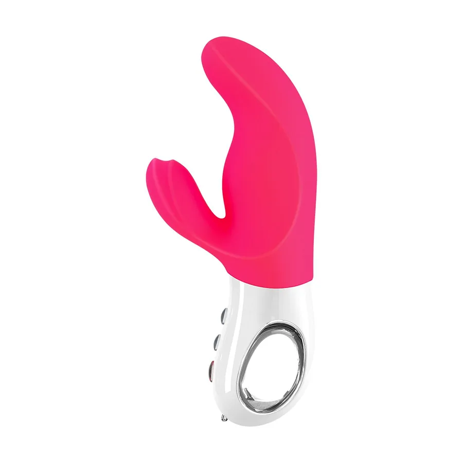 Вібратор-кролик Fun Factory MISS BI pink/white (м'яте паковання)