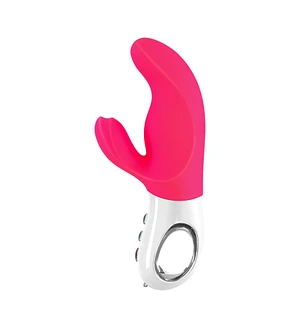 Вібратор-кролик Fun Factory MISS BI pink/white (м'яте паковання)