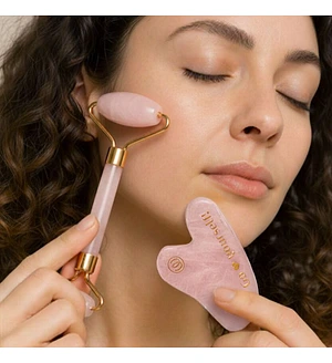 Набір масажерів гуаша Womanizer Gua Sha Set, ролер та скребок