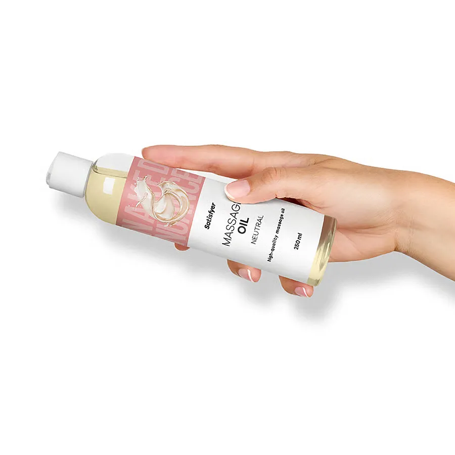 Масажна олія Satisfyer Massage Oil Neutral 250 мл (термін придатності до 30.04.2027)