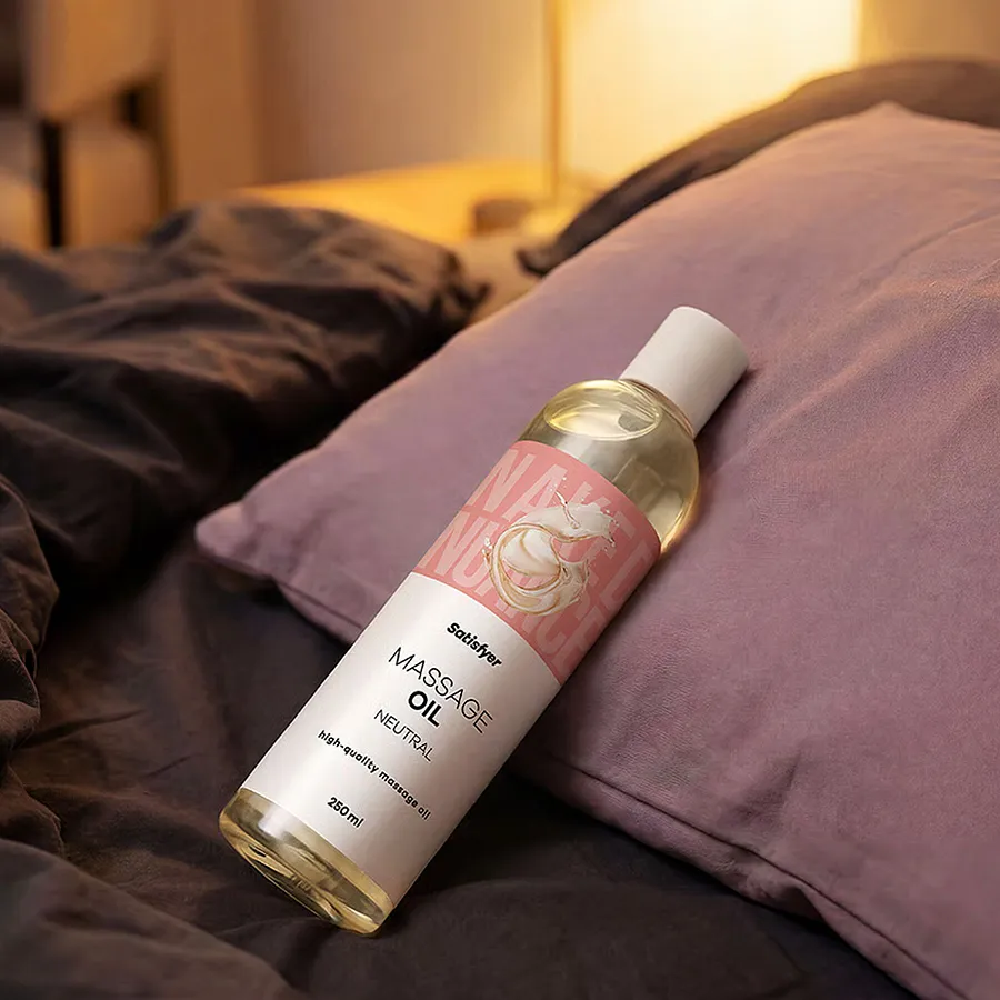 Масажна олія Satisfyer Massage Oil Neutral 250 мл (термін придатності до 30.04.2027)