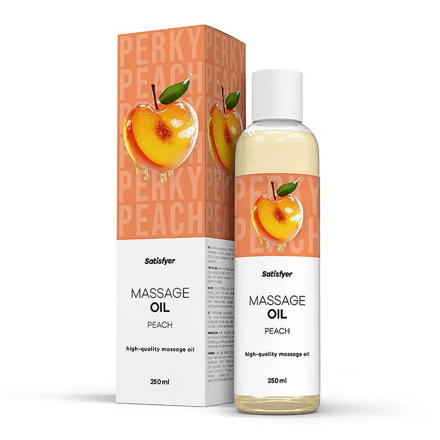 Масажна олія Satisfyer Massage Oil Peach 250 мл (термін придатності до 30.04.2027)