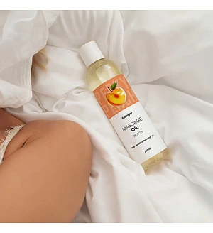 Масажна олія Satisfyer Massage Oil Peach 250 мл (термін придатності до 30.04.2027)