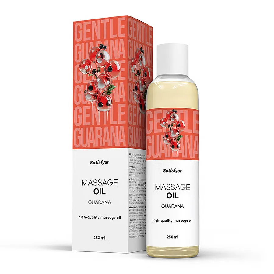 Масажна олія Satisfyer Massage Oil Guarana 250 мл (термін придатності до 30.04.2027)