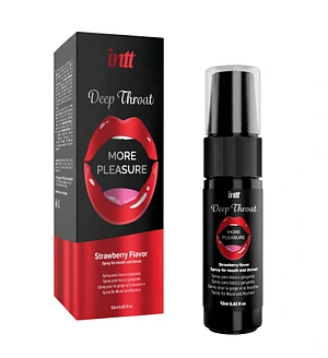 Спрей для глибокого мінету Intt Deep Throat Oral Spray Strawberry (12 мл)